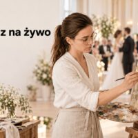 Malarz na żywo na weselu – jak wygląda usługa i co ustalić przed rezerwacją? – ilustracja